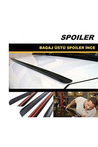 Tüm Araçlara Uyumlu Bagaj Üstü Spoiler 3,6cm X 135cm ürün fotoğrafı