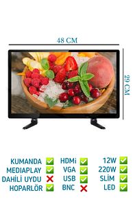 Mx199 Led 19" Inch Full Hd Rf Usb Vga Hdmi 19inç199 ürün fotoğrafı