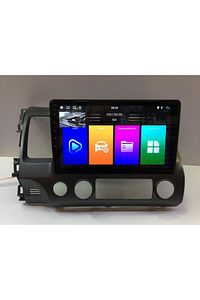 Honda Civic Fd6 Multimedya Teyp 10" Android 11 2gb Ram 32 Gb Hafıza Kamera Hediye ürün fotoğrafı