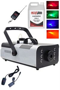 Ql-2000rgb-lk Sis Makinası 2000 Watt Led Işıklı Uzaktan Kumandalı (5 LİTRE LİKİTLİ) ürün fotoğrafı
