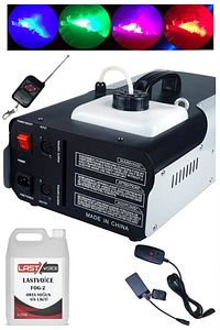 Ql-2000rgb-lk Sis Makinası 2000 Watt Led Işıklı Uzaktan Kumandalı (5 LİTRE LİKİTLİ) ürün fotoğrafı