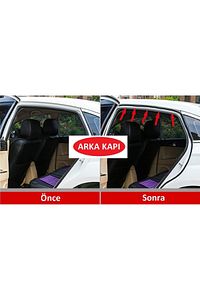 Ses Ve Isı Yalıtım Fitili, 4 Kapı Için 15 Metre Araç Contası Araba Kapı Fitili Kapı Contası Uyumlu ürün fotoğrafı
