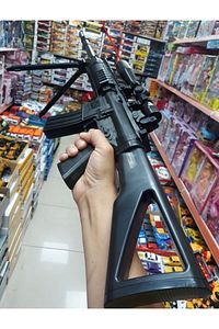 Boncuk Atan Keskin Nişancı Tüfeği Lazerli Ve Dürbünlü Gerçek Görünümlü Kanas M-739 2022 Trend Hediye ürün fotoğrafı