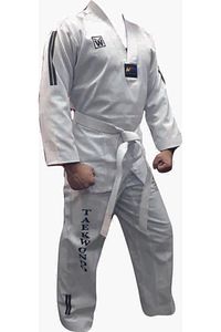 Taekwondo Elbisesi & Çocuk Ve Yetişkin Beyaz Yaka ürün fotoğrafı