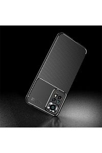 Xiaomi Redmi Note 12 Pro 4g & Note 11 Pro Kılıf Alt Kamera Korumalı Armor Slim Karbon Doku ürün fotoğrafı