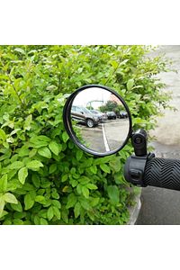Bisiklet Aynası Scooter Aynası Geniş Açılı Bisiklet Scooter Dikiz Aynası 2 Adet ürün fotoğrafı