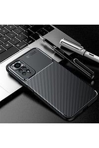 Xiaomi Redmi Note 12 Pro 4g & Note 11 Pro Kılıf Alt Kamera Korumalı Armor Slim Karbon Doku ürün fotoğrafı