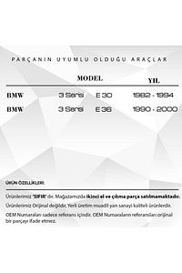 Bmw 3 Serisi E 30  Uyumlu  E 36 Için Kriko Lift Takozu ürün fotoğrafı