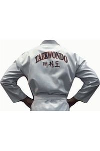 Taekwondo Elbisesi & Çocuk Ve Yetişkin Beyaz Yaka ürün fotoğrafı