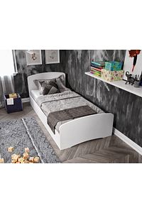 Soft Tek Kişilik Mdf Karyola Beyaz - 90 Cm X 190 Cm Yataklarla Uyumlu ürün fotoğrafı