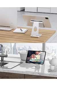 T4-2 Alüminyum Açısı Ayarlanabilir Büyük Ipad Tablet Standı ürün fotoğrafı