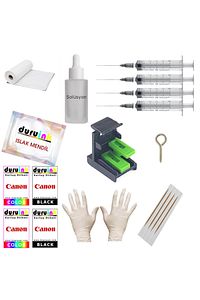 Canon Pixma E3440 Pg46 Cl56 Yazıcı Uyumlu Kartuş Dolum Seti 500ml Siyah+3x100ml Renkli Mürekkep ürün fotoğrafı