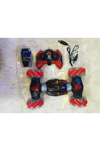 Uzaktan Kumandalı Full Fonksiyon Araba Şarjlı El Sensörlü Paletli Teker Süper Kalite Stunt Car ürün fotoğrafı