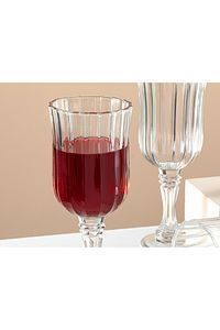 4 Parça Ricco Cam 4'lü Kadeh 210 ml Kırmızı Şarap Kadehi Cam ürün fotoğrafı