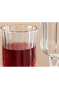 4 Parça Ricco Cam 4'lü Kadeh 210 ml Kırmızı Şarap Kadehi Cam ürün fotoğrafı