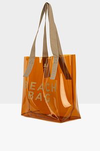 Vizon Kadın Beach Bag Baskılı Şeffaf Plaj Çantası M000007257 ürün fotoğrafı