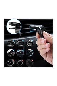 Paleon Rowen Mıknatıslı Siyah Araç Içi Telefon Tutucu Ak-097 ürün fotoğrafı