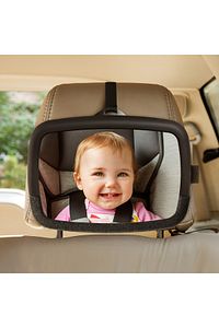 Brica 360 Pivot Bebek Görüşü Geniş Açılı Ayarlanabilir Araba Aynası, Ölçüler :11,25'' X 8'' ürün fotoğrafı