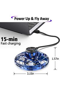 Ujtoys Usb Şarjlı Ufo Mini Drone Mavi ürün fotoğrafı