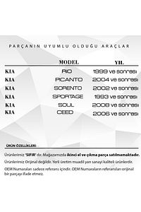Hyundai I30 I20 Kia Rio Için Anahtar Buton Lastiği ürün fotoğrafı