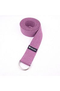 Mor Yoga Kemeri, Doğal Pamuk 184 Cm,yoga Ve Pilates Için Ideal, Purple Cotton Yoga Strap ürün fotoğrafı