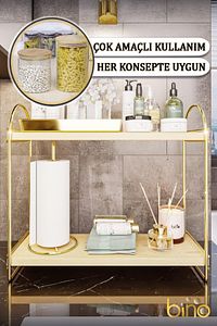 Mutfak Rafı Masaüstü Düzenleyici Organizer Mutfak Banyo Dolabı 2 Katlı Raf Oval Raf Kitaplık ürün fotoğrafı