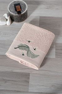 Feather Nakışlı Hamam Seti ürün fotoğrafı
