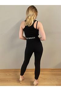Kadın Lastikli Spor Ve Günlük Atlet Crop ürün fotoğrafı