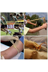 Ay Magnet 1 Metre Serum Lastiği, 8-10mm Turnike Dren Lastiği, Sapan Lastiği ürün fotoğrafı