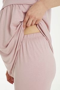 Pudra Çicek Desenli Lohusa Ve Hamile Pijama Takım ürün fotoğrafı