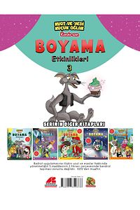 Kurt Ve Yedi Küçük Oğlak Boyama Etkinlikleri - 3 - Boyama Kitabı ürün fotoğrafı
