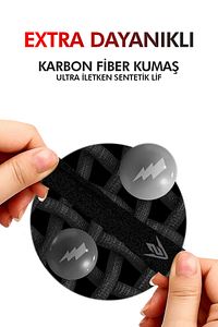 E-spor Mobil Oyun Parmak Eldivenleri Süper Iletken Karbon Fiber Kumaş - 1 Çift - 2 Parmaklık ürün fotoğrafı