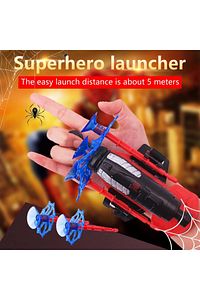 Ağ Atan Spiderman Bileklik Vantuz Fırlatan Ok Atan Örümcek Adam Oyuncak Fırlatıcı Seti ürün fotoğrafı