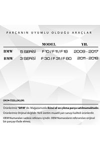 Bmw F10, F30 Için  Uyumlu Start - Stop Düğme Kapağı ürün fotoğrafı
