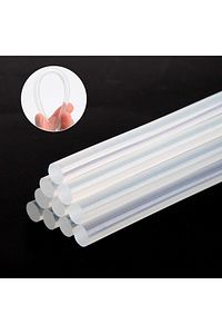 100watt Sıcak Silikon Tabancası + 10 Adet 30cm Çubuk Silikon Eritme Tabanca Şeffaf Mum Yapıştırıcı ürün fotoğrafı