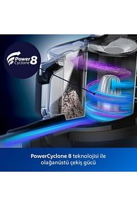 FC9749/07 Powerpro Max Toz Torbasız Süpürge ürün fotoğrafı