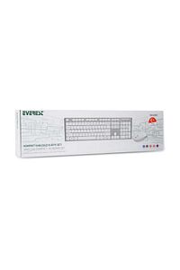 Km-6063 Beyaz/gri Kablosuz Q Multimedia Klavye + Mouse Set ürün fotoğrafı