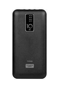 10.000 Mah Kablolu Dijital Göstergeli Gerçek 10.000 Mah Garantili Ince Tasarım Tx108 Beyaz Powerbank ürün fotoğrafı