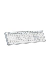 Km-6063 Beyaz/gri Kablosuz Q Multimedia Klavye + Mouse Set ürün fotoğrafı