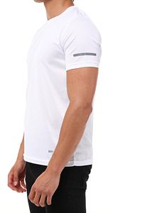 Erkek Nem Emici Hızlı Kuruma Atletik Teknik Performans T-shirt ürün fotoğrafı