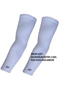 Net Spor Unısex Beyaz Net Spor Tactel Basketbol Voleybol Kolluğu 1 Çift Nts20221011-002/2 ürün fotoğrafı