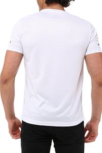 Erkek Nem Emici Hızlı Kuruma Atletik Teknik Performans T-shirt ürün fotoğrafı