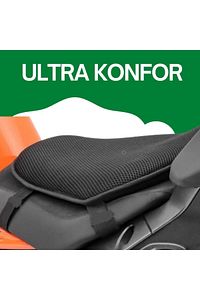 Mt25 - R25 - Pulsar Motosiklet Airfile Konfor Sele, Mevsimlik Terletmez 3 Katmanlı Visco Süngerli ürün fotoğrafı