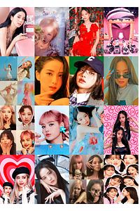 Blackpink Poster Seti - 50 Adet Black Pink Duvar Posteri Kolaj Seti - Yapışkanlı Set ürün fotoğrafı