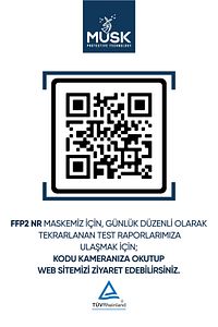N95 MASKE BEYAZ 20 ADET ürün fotoğrafı