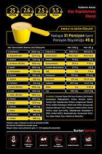Whey Protein Tozu Ultimate 2270 G Kas Yapılanmasına Yardımcı Protein Tozu (ÇİLEK AROMALI) ürün fotoğrafı