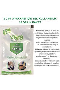 Vera Ayak Kokusu Giderici Ayakkabı Içi Koku Önleyici 10 Paket X10gr ürün fotoğrafı