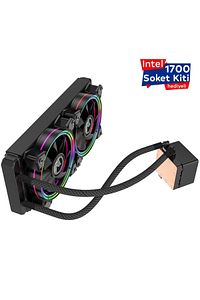 Hydra 240mm Rgb Style Amd Intel Uyumlu Işlemci Sıvı Soğutma Sistemi (lga 1700 Pin Kit Hediyeli) ürün fotoğrafı