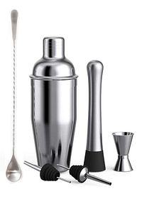 Kokteyl Seti, Kokteyl Hazırlama Seti, Shaker Seti, Bar Boston Shaker Set 6 Parça ürün fotoğrafı