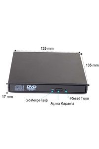 Harici Dvd Rw Usb 2.0 Cd Dvd Yazıcı Okuyucu ürün fotoğrafı